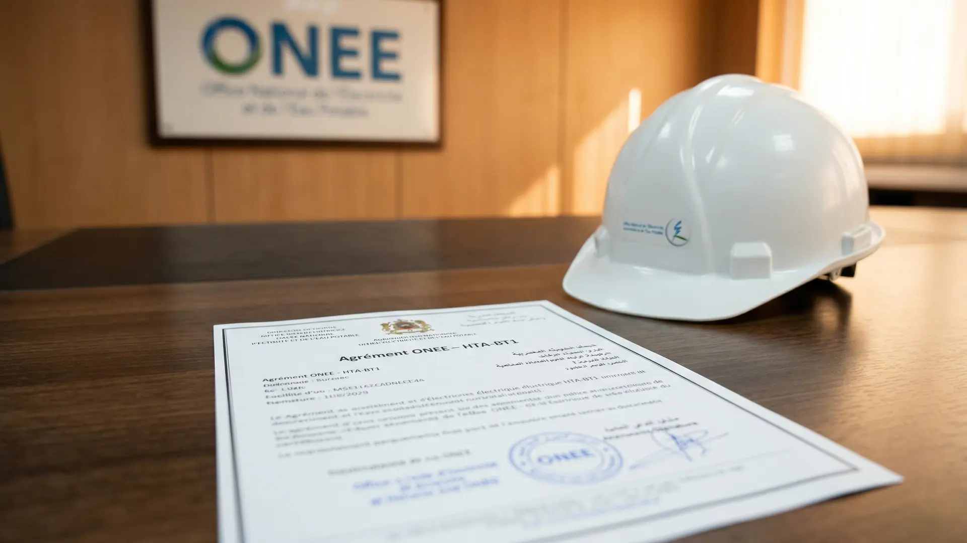STEP TRAVAUX obtient l'agrément ONEE HTA-BT1